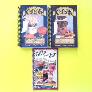 Gifts in a jar recipe books Lot of 3